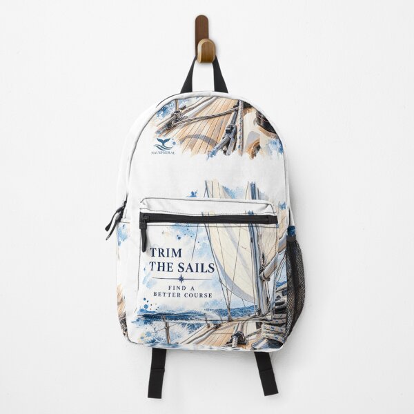 Item preview, Trim the Sails – Nautical Sailing & Sailboat Watercolor Design designed and sold by NAUSPHERAL.