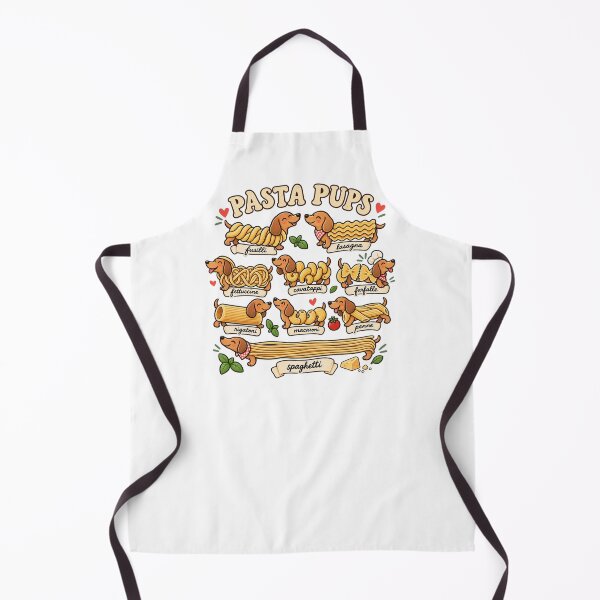 Item preview, Pasta Pups Dachshund Pasta Lover Cute Dog Foodie Graphic designed and sold by LandFinStudio.