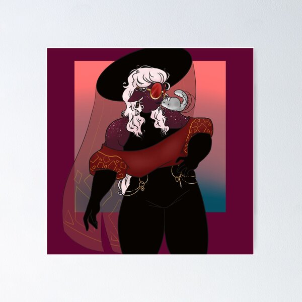Item preview, Chinchilla Witch Portrait designed and sold by CaliDoA0t.