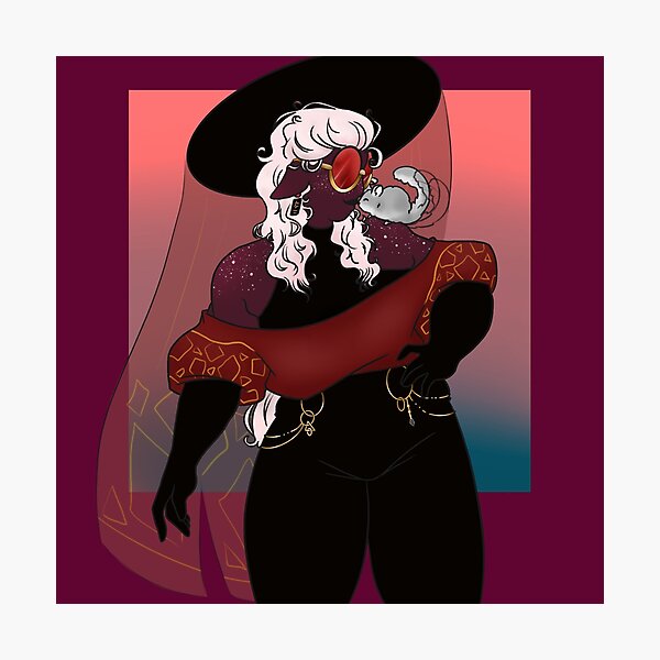 Item preview, Chinchilla Witch Portrait designed and sold by CaliDoA0t.