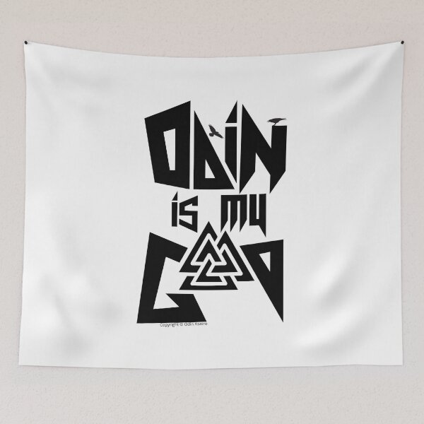 Item preview, Odin is My God - Asatru Allfather designed and sold by odinodinasatro.