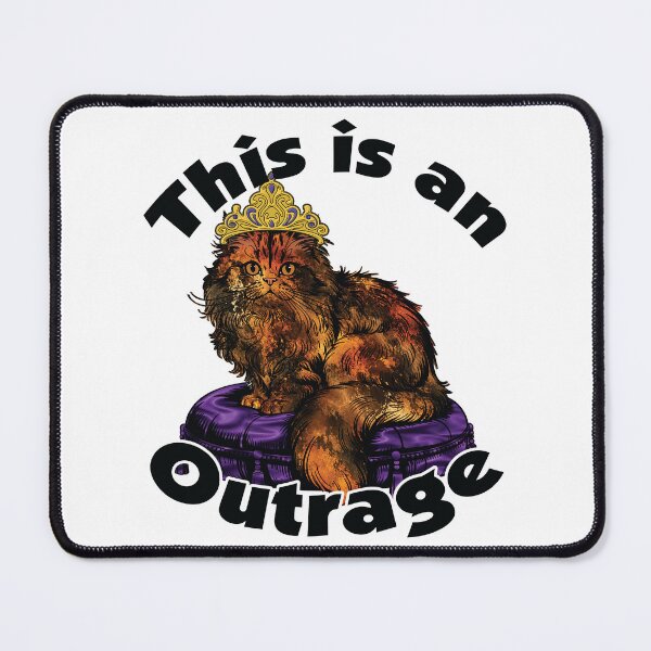 Item preview, This Is an Outrage – Princess Donut designed and sold by Leslie Makes Stuff.