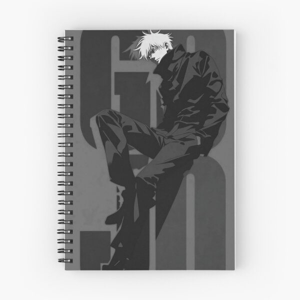 Item preview, Gojo Satoru Monochrome Sit – Jujutsu Kaisen Art designed and sold by frantuliuss.