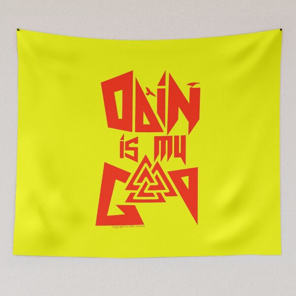 Item preview, Odin is My God - Asatru Allfather (Red Logo) designed and sold by odinodinasatro.