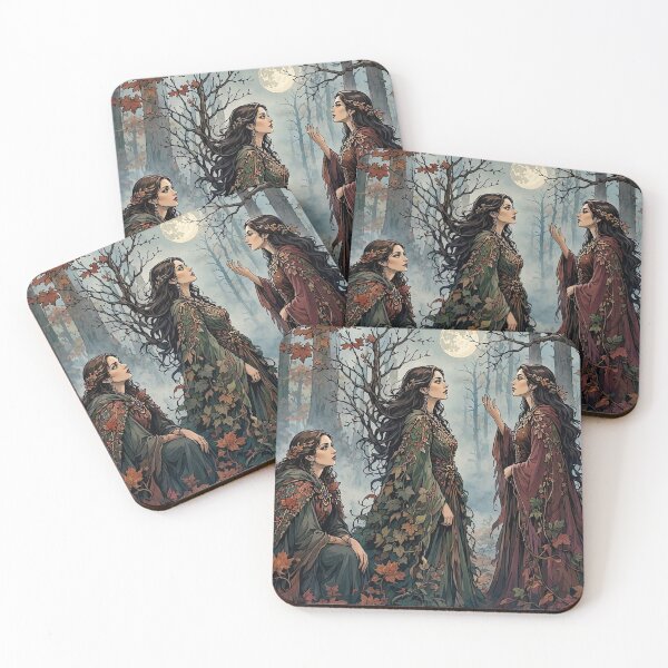 Item preview, Autumn Witches of the Wild Wood designed and sold by Roberta Calabrese.