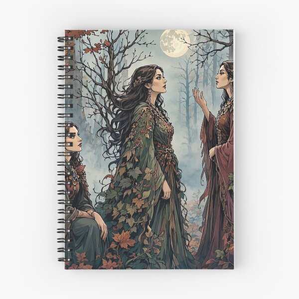 Item preview, Autumn Witches of the Wild Wood designed and sold by Roberta Calabrese.