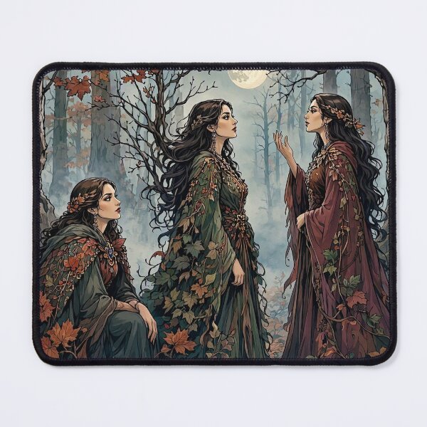 Item preview, Autumn Witches of the Wild Wood designed and sold by Roberta Calabrese.