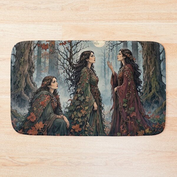 Item preview, Autumn Witches of the Wild Wood designed and sold by Roberta Calabrese.