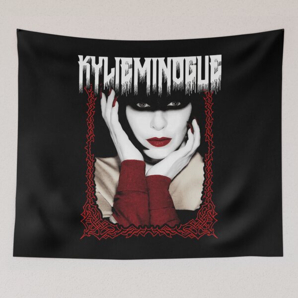 Item preview, Gothic Red Eyeshadow Portrait Gift For Pop Icons Fans designed and sold by ALEXANDER-STORE.