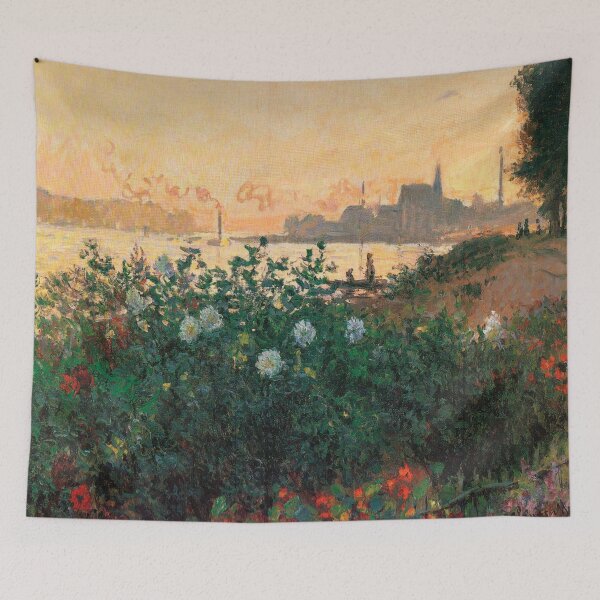 Item preview, Flowers on the Riverbank at Argenteuil | Monet designed and sold by Oliveirallan.