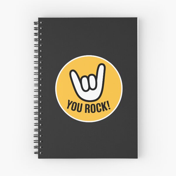 Item preview, You Rock Rock On Hand Sign Yellow Badge designed and sold by PixellaneArt.