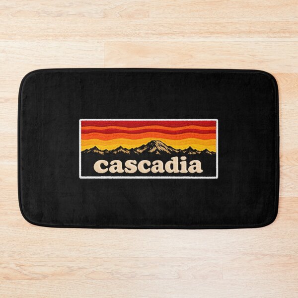 Item preview, Cascadia Pacific Northwest Mountain Sunset Retro Outdoor Graphic designed and sold by Swanny's Custom T-shirt and Gift Designs.