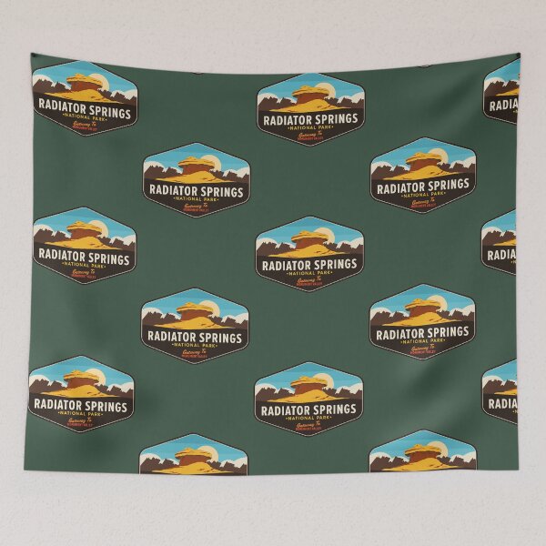 Item preview, Radiator Springs National Park Gateway to Monument Valley Oversized T-Shirt designed and sold by BoomerAndCo.