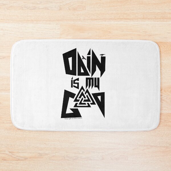 Artikelvorschau, Odin ist mein Gott – Asatru Allvater (Weißes Logo) entworfen und verkauft von odinodinasatro.