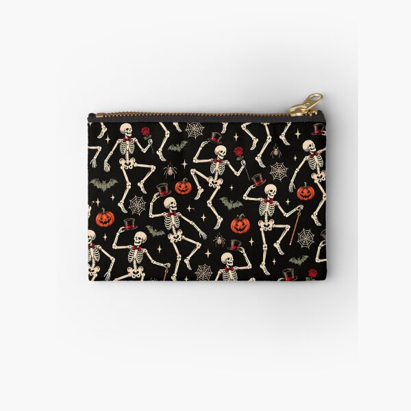 Item preview, Vintage Halloween Dancing Skeletons Pattern designed and sold by ValentinaHramov.