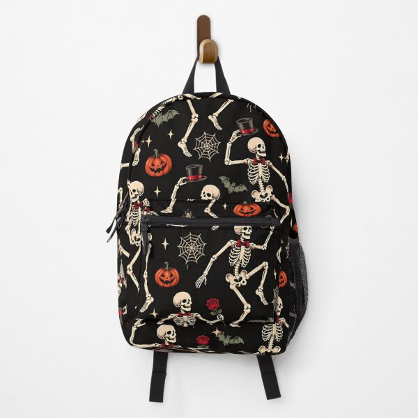 Item preview, Vintage Halloween Dancing Skeletons Pattern designed and sold by ValentinaHramov.