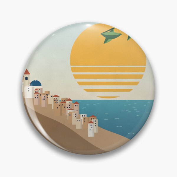 Item preview, Siracusa Ortigia Sicily Retro Travel Poster designed and sold by ChromaLens.
