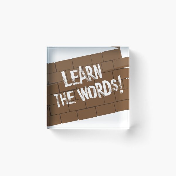 Item preview, Learn The Words designed and sold by TnT Design.