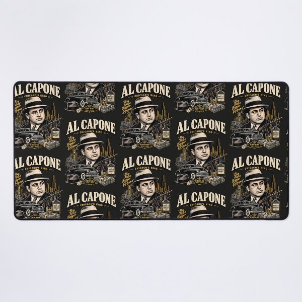 Item preview, Al Capone Vintage Gangster Poster – Chicago Mafia History & Prohibition Art designed and sold by Marginalia Workshop.