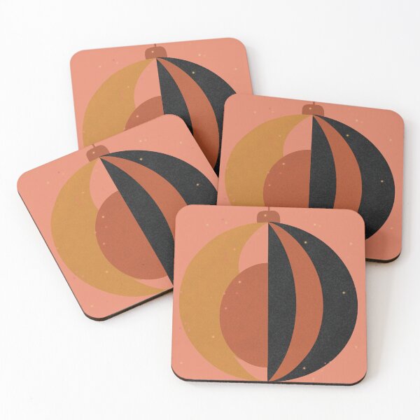 Item preview, Minimalist Geometric Christmas Bauble - Modern Holiday Art designed and sold by ByBiancaArt.