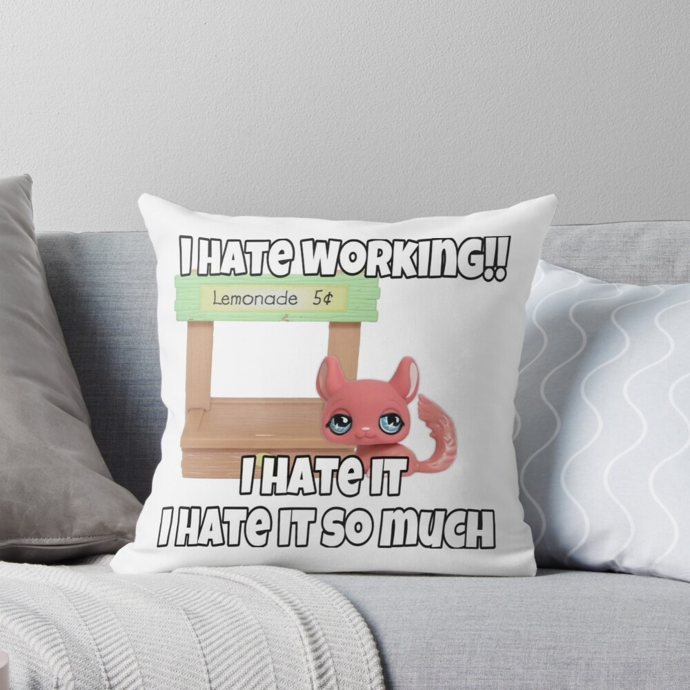 Item preview, Throw Pillow designed and sold by InaneCat.