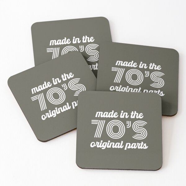 Item preview, Made in the 70s Original Parts Vintage 1970s Birthday Retro Gift #6 designed and sold by SalahBlt.