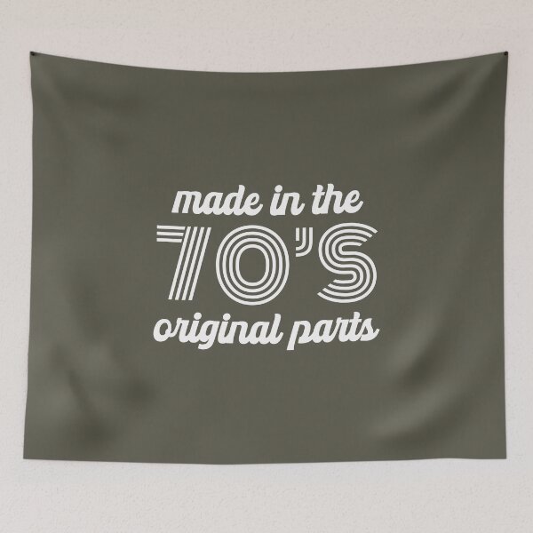 Item preview, Made in the 70s Original Parts Vintage 1970s Birthday Retro Gift #6 designed and sold by SalahBlt.