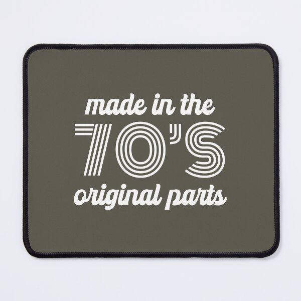 Item preview, Made in the 70s Original Parts Vintage 1970s Birthday Retro Gift #6 designed and sold by SalahBlt.