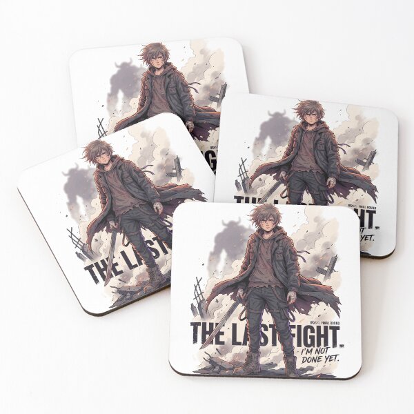 Item preview, The Last Fight | Anime Streetwear Shirt | Original Warrior Design designed and sold by SAJ Design Studio.
