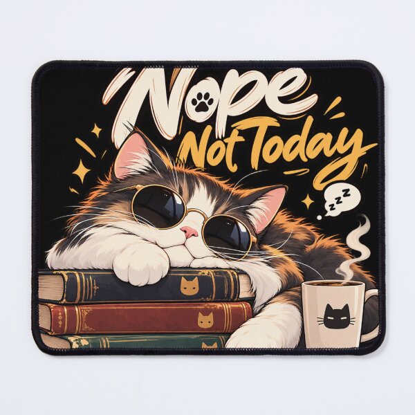 Item preview, Nope Not Today Cool Cat designed and sold by TamagotchiArt.