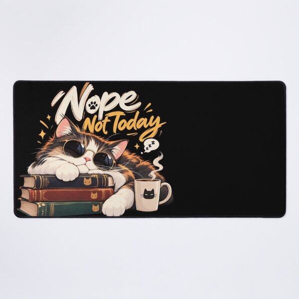 Item preview, Nope Not Today Cool Cat designed and sold by TamagotchiArt.