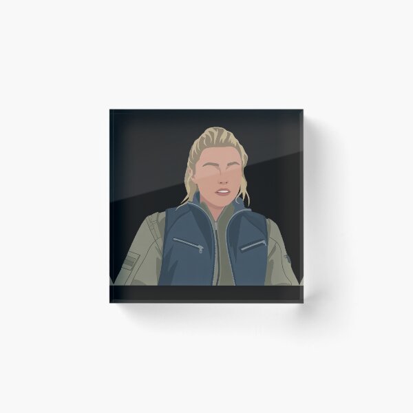 Item preview, Florence Pugh Lineless Illustration designed and sold by dsxclothing.