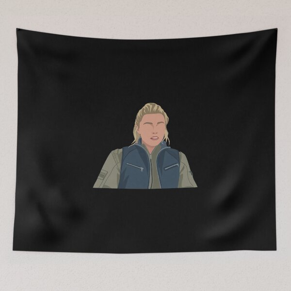Item preview, Florence Pugh Lineless Illustration designed and sold by dsxclothing.