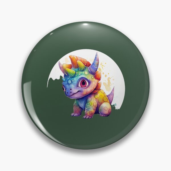 Item preview, Rainbow Triceratops Oversized T-Shirt designed and sold by BoomerAndCo.