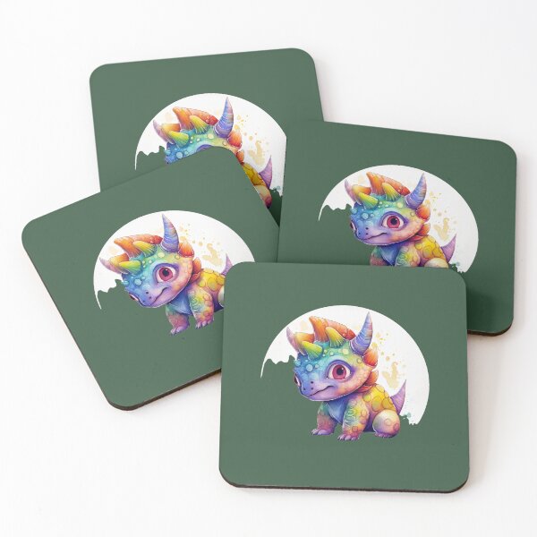 Item preview, Rainbow Triceratops Oversized T-Shirt designed and sold by BoomerAndCo.
