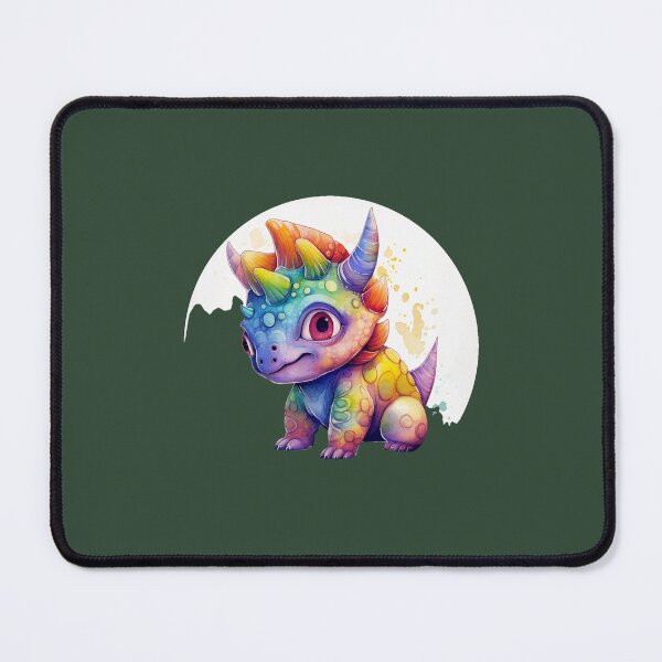 Item preview, Rainbow Triceratops Oversized T-Shirt designed and sold by BoomerAndCo.