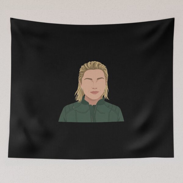 Item preview, Florence Pugh Lineless Illustration designed and sold by dsxclothing.