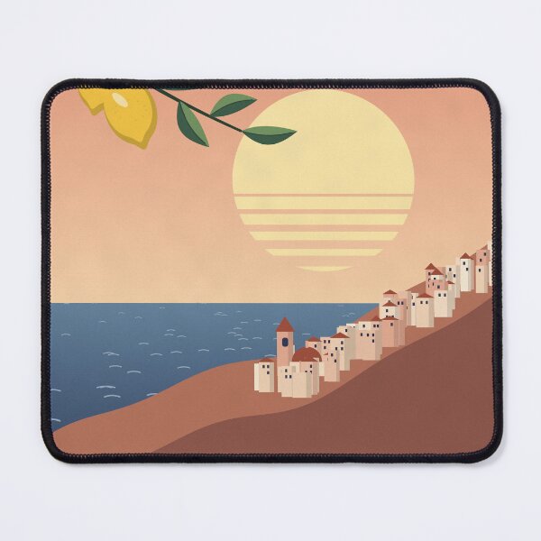 Item preview, San Vito Lo Capo Sicily Vintage Travel Poster designed and sold by ChromaLens.