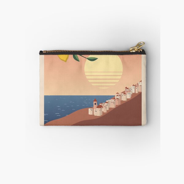 Item preview, San Vito Lo Capo Sicily Vintage Travel Poster designed and sold by ChromaLens.