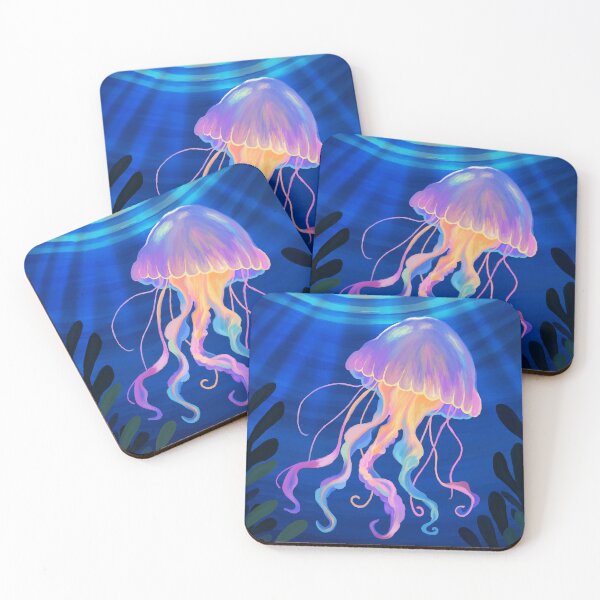 Item preview, Glowing Jellyfish designed and sold by everafterhue.