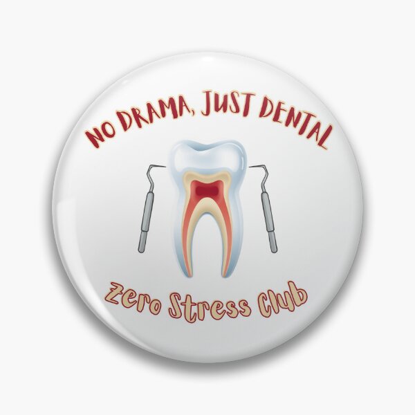 Item preview, No Drama Just Dental Funny Dentist Tooth Design designed and sold by TestudoDesign.