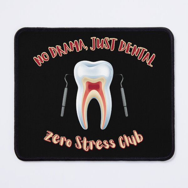 Item preview, No Drama Just Dental Funny Dentist Tooth Design designed and sold by TestudoDesign.