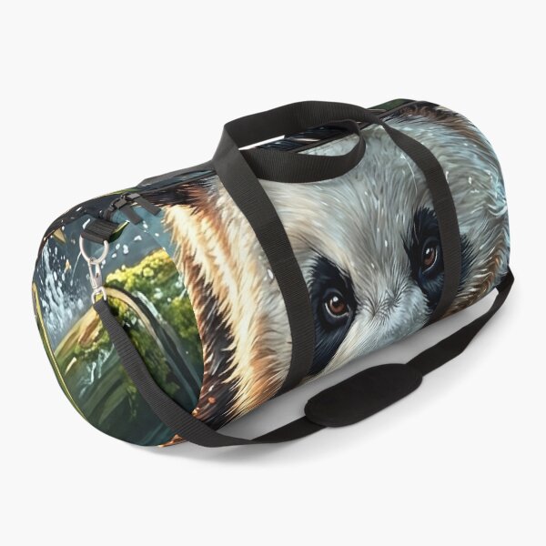 Item preview, Giant Panda Gazing Out from a Lush Bamboo Grove designed and sold by Lucid Dream Pixel.
