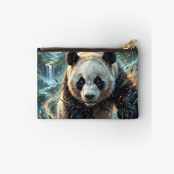 Item preview, Giant Panda Gazing Out from a Lush Bamboo Grove designed and sold by Lucid Dream Pixel.