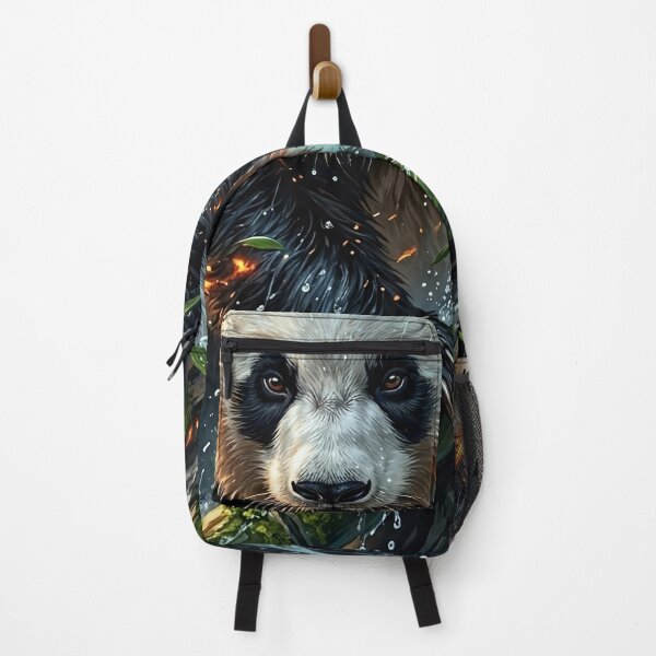 Item preview, Giant Panda Gazing Out from a Lush Bamboo Grove designed and sold by Lucid Dream Pixel.