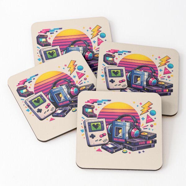 Item preview, Retro Nostalgia – Walkman, VHS & Game Boy designed and sold by Dew Drop Designs.