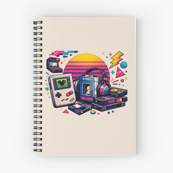 Item preview, Retro Nostalgia – Walkman, VHS & Game Boy designed and sold by Dew Drop Designs.