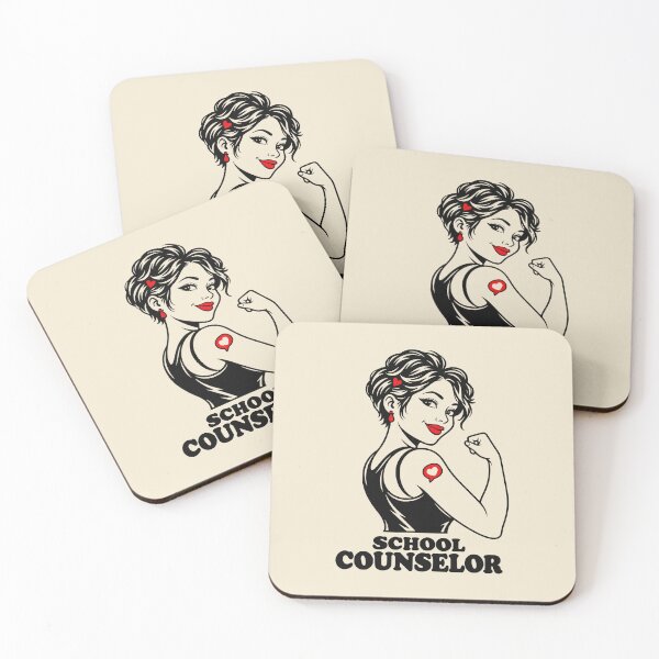 Item preview, Retro School Counselor Strong Woman designed and sold by MavtM.