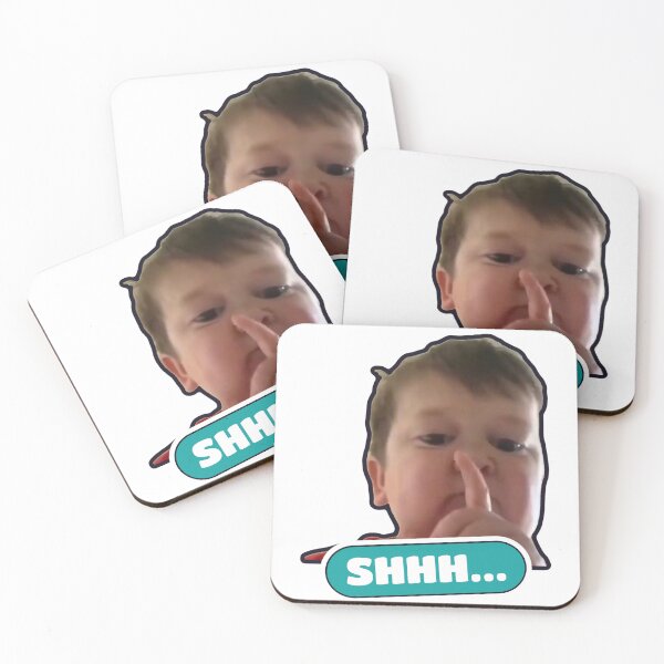 Item preview, Hasbulla Shhh Reaction Face designed and sold by TeamHasbulla.