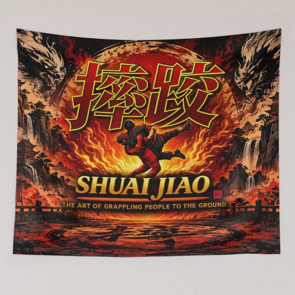 Item preview, Shuai Jiao Chinese Wrestling Martial Arts Art designed and sold by Fei Long Design Hub.